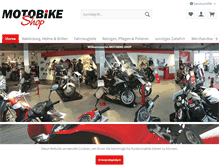 Tablet Screenshot of motobike-parts24.de